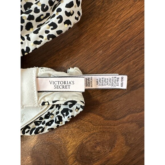 Victoria’s Secret leopard print satin T-shirt bra size 40 C - Picture 5 of 5